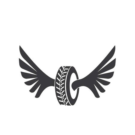 wing tires icon vector  illustration concept  design templateのイラスト素材
