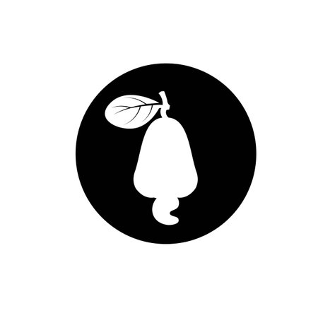 cashew nut vector illustration concept design templateのイラスト素材