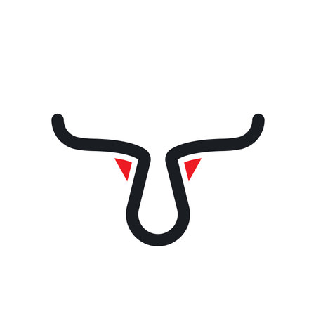 taurus icon vector illustration concept design template webのイラスト素材
