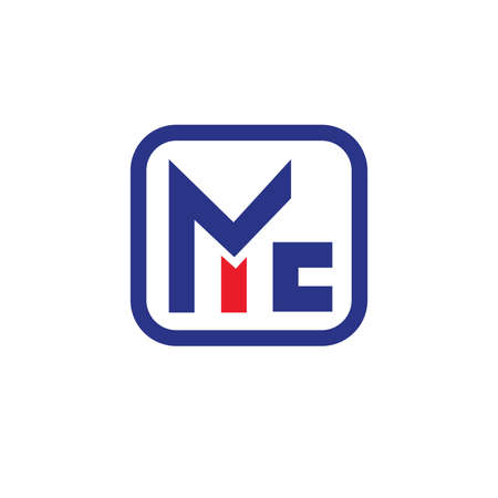 abstract  NYC letter icon vector concept design web templateのイラスト素材