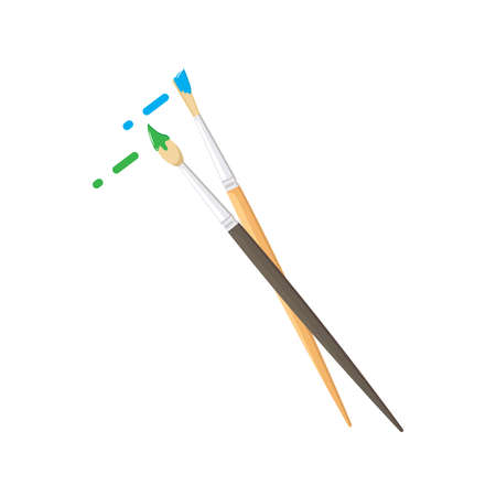 paint brush vector illustration design templateのイラスト素材