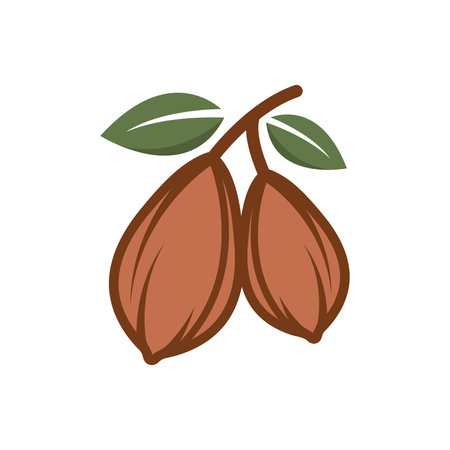 cacao icon vector element design illustration web templateのイラスト素材