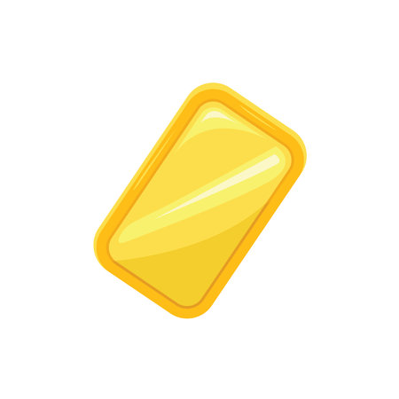 Fine gold isolated on white background vector element design templateのイラスト素材