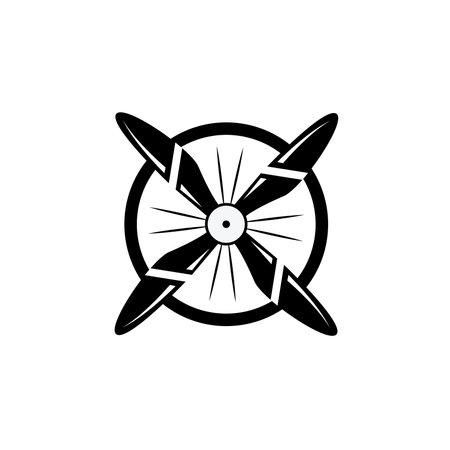 propeller icon vector element design template webのイラスト素材
