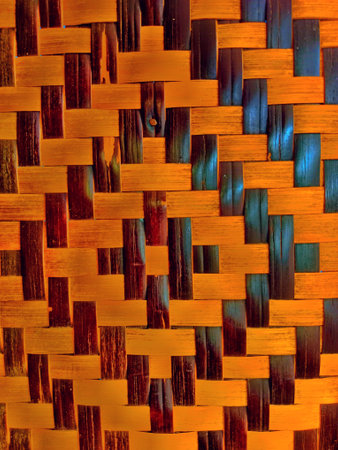 woven bamboo texture background image