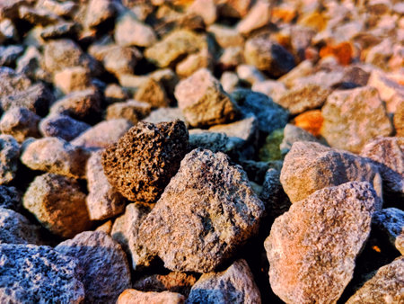 Charming pebble photo for background
