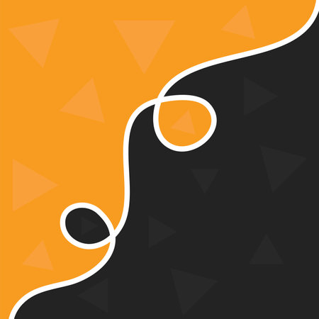 black and yellow background vector element design templateのイラスト素材