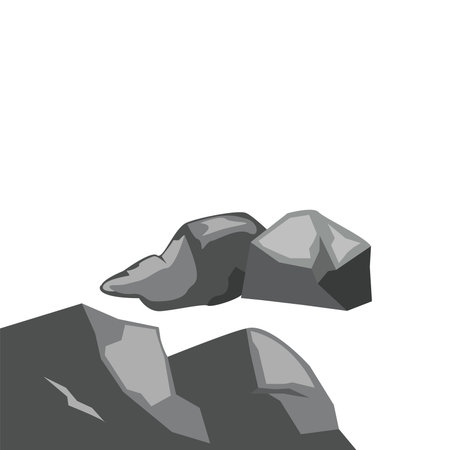 rock  vector element design templateのイラスト素材