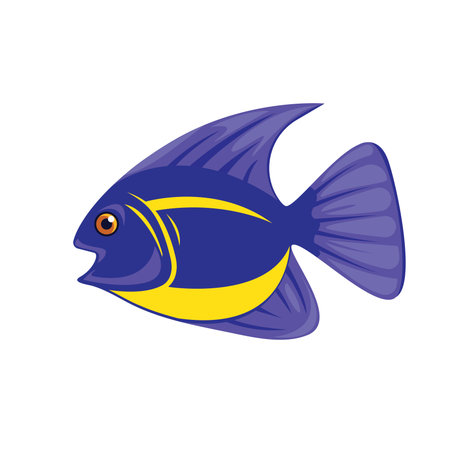 seafish vector cartoon element design templateのイラスト素材