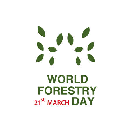 World forestry day, March 21 Vector Illustrationのイラスト素材