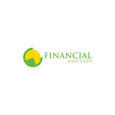Financial, Accounting and business Logo design template. Modern logo design. Vector illustrationのイラスト素材