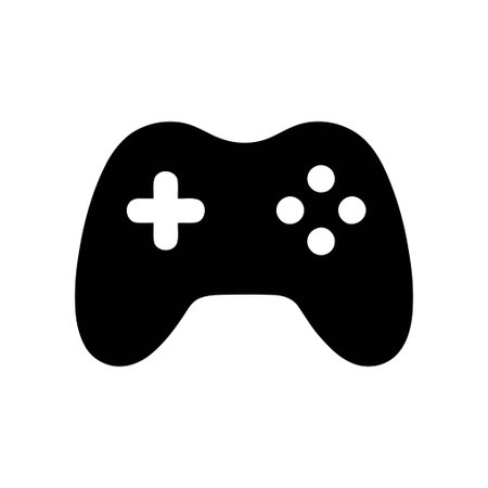 Game controller icon representing modern digital entertainment and interactive gaming culture symbol