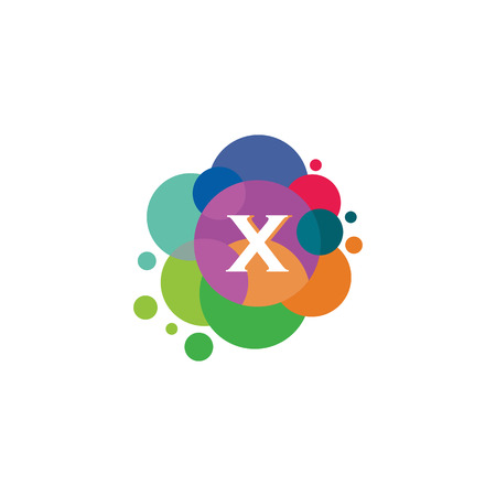 Letter X logo icon design vector illustrationのイラスト素材