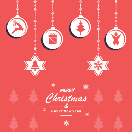 Christmas decoration depen-vector illustrationのイラスト素材