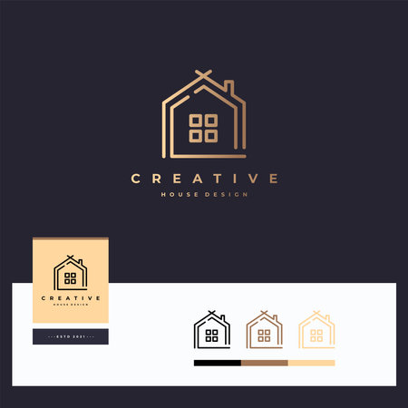 Creative House logotypeのイラスト素材