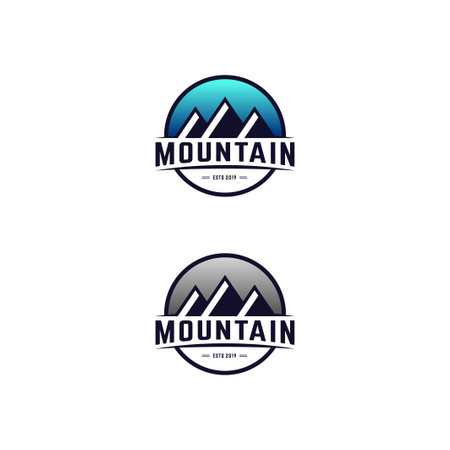 Mountain modern design vector templateのイラスト素材
