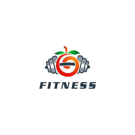 fitness vector icon design templateのイラスト素材