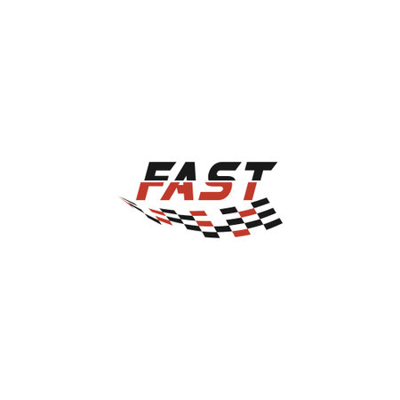 Race flag icon, simple design illustration vectorのイラスト素材