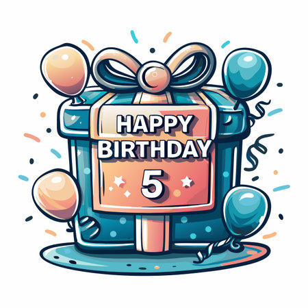 Birthday Gift (8)のイラスト素材