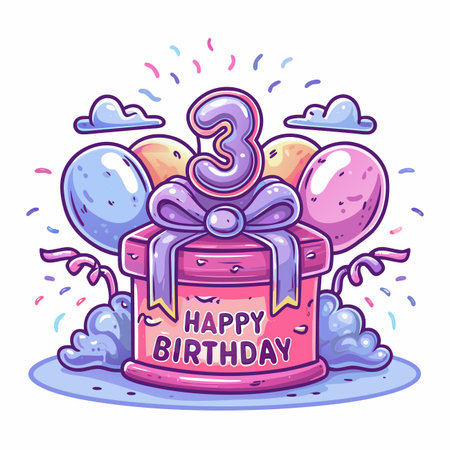 Birthday Giftのイラスト素材