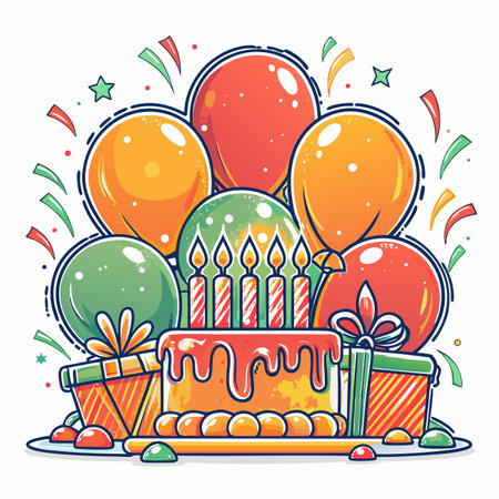 Birthday Celebration (4)のイラスト素材