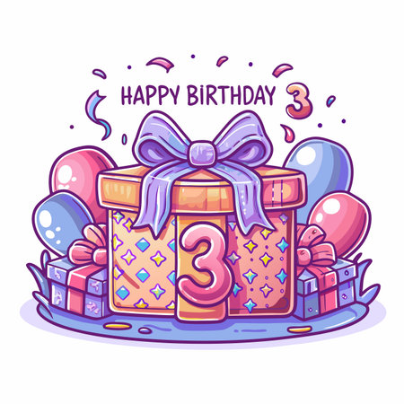 Birthday Gift (1)のイラスト素材