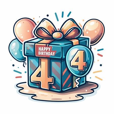 Birthday Gift (2)のイラスト素材