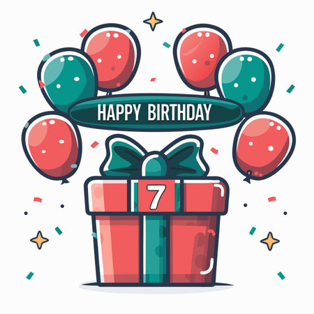 Birthday Gift (12)のイラスト素材