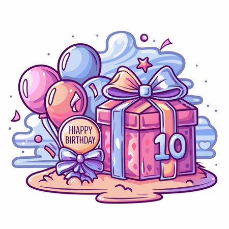 Birthday Gift (14)のイラスト素材