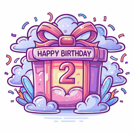 Birthday Gift (23)のイラスト素材