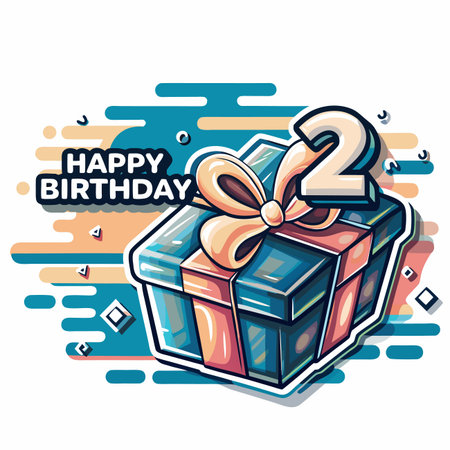 Happy Birthday Gift (6)のイラスト素材