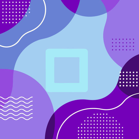 Abstract purple and blue shapes background