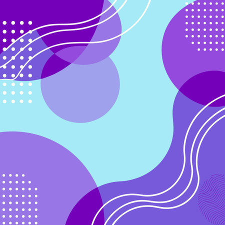 Abstract purple and blue shapes background design