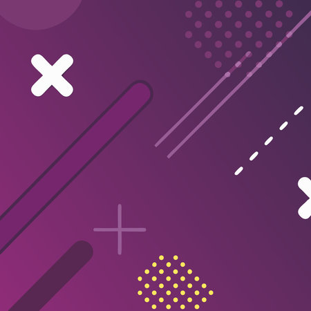 Abstract purple gradient background with geometric shapes