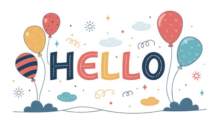 Delightful birthday cake with candles and fresh strawberries illustration art.のイラスト素材