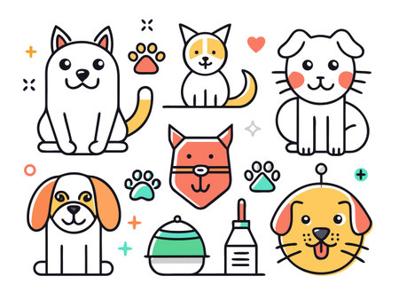 Colorful calendar icons showcase diverse events, schedules in playful design.のイラスト素材