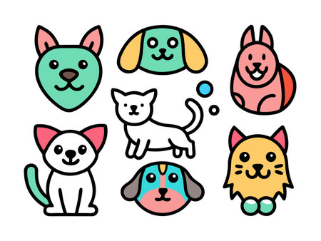 Six colorful calendar icons display a variety of appointment schedule reminder.のイラスト素材