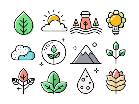 Cartoon-style avatars depict diverse characters celebratingのイラスト素材