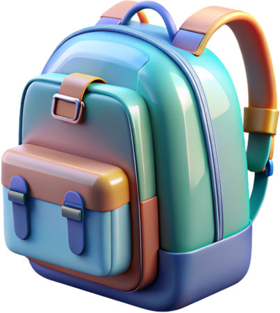 3D illustration of a blue document icon with text fieldsの素材