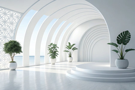 Elegant layered cake decorated with white and pink rosesの素材