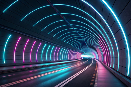 Man uses smartphone showing abstract data network for connection concept.の素材