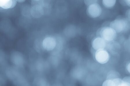 blurred blue light bokeh backgroundの写真素材