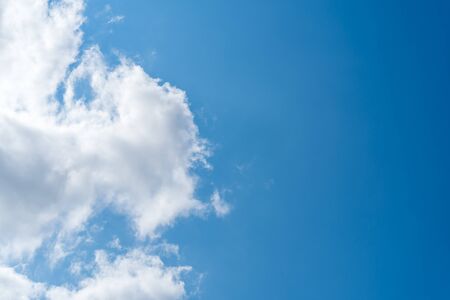 beautiful sky with clouds background, Sky with clouds weather nature cloud blue, Blue sky with clouds and sun, Clouds At Sunrise.の写真素材