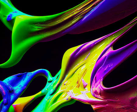 abstract color splash  Background. Modern colorful flow poster. Wave Liquid shape color background....