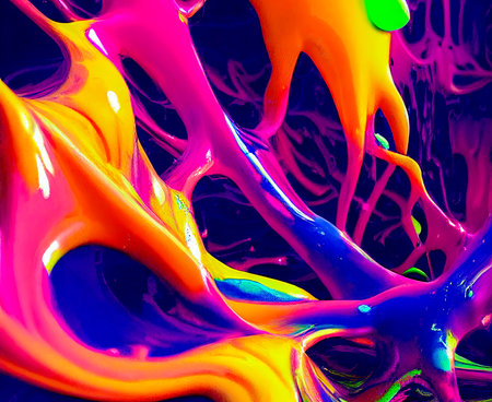abstract color splash  Background. Modern colorful flow poster. Wave Liquid shape color background. Art design for your design project.の写真素材