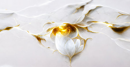 Swirls of marble or the ripples of agate. Liquid marble texture. Fluid art. abstract waves. 3D Renderingの写真素材