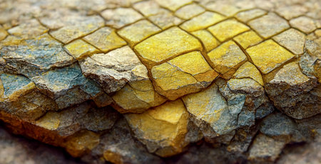 Detail of a rock with variants of color. Rock full of curves and smooth cuts. Close up rocks texture dramatic.Stoneの写真素材
