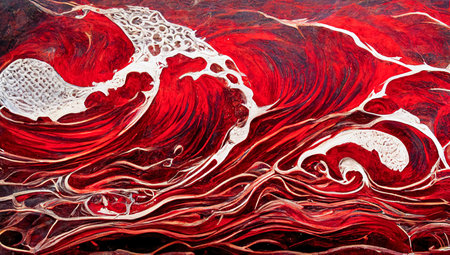 Abstract watercolor gradient paint. Abstract art wallpaper for prints, Art Decoration, wall arts and canvas prints. 3D Renderingの写真素材