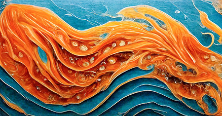 Abstract watercolor gradient paint. Abstract art wallpaper for prints, Art Decoration, wall arts and...