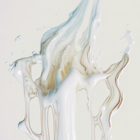 Beautiful fluid abstract background. acrylic texture with gold marble pattern. Liquid paint. Acrylic wallpaper. 3D Renderingの写真素材